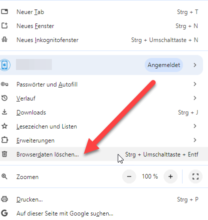 Browserdaten löschen