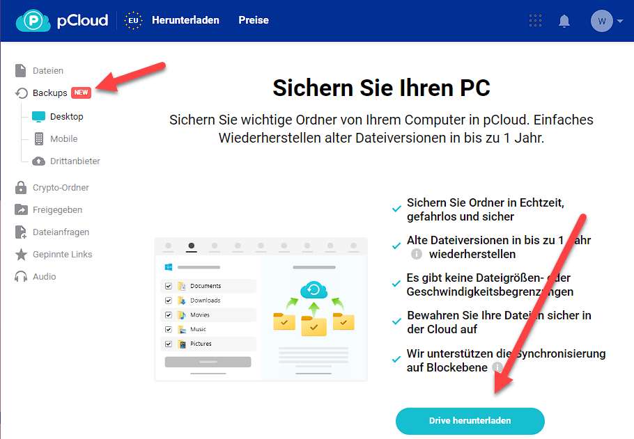 Sichern Sie Ihren PC Sichern Sie Ihren PC