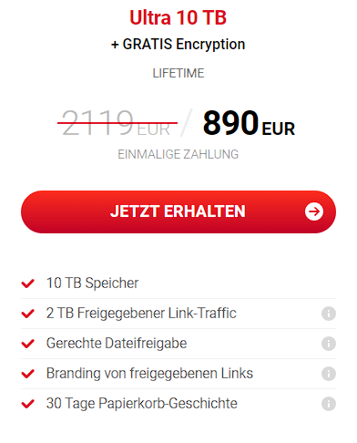 Ultra 1 0 TB + GRATIS Encryption
