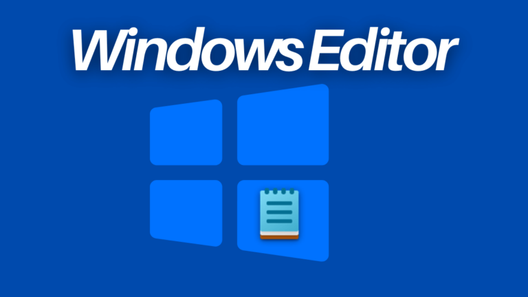 Windows Editor immer mit leerer Seite starten