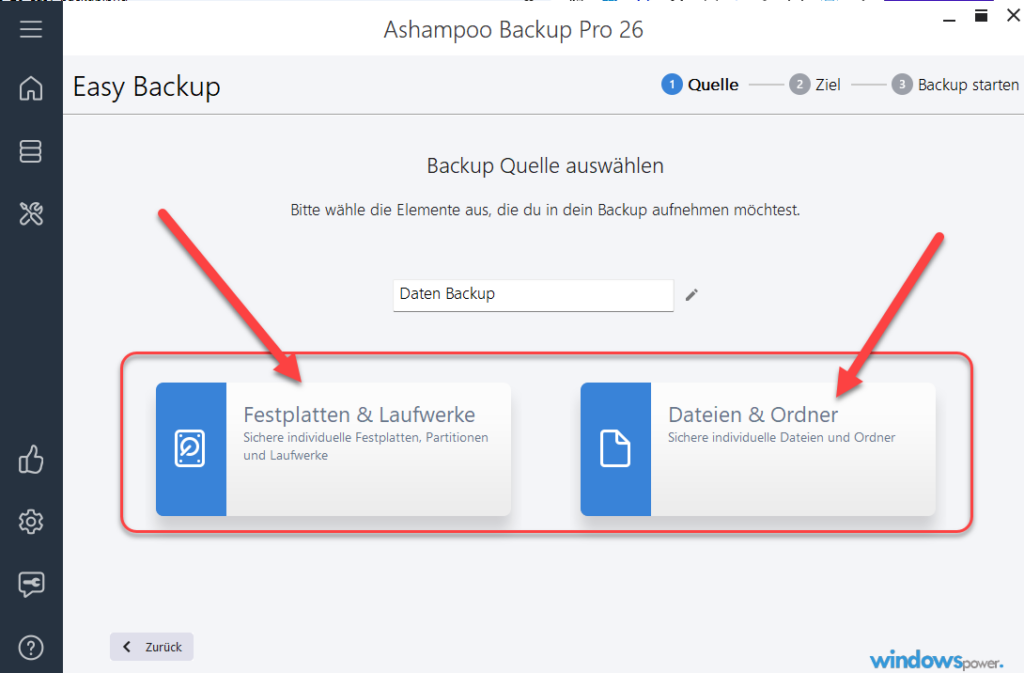 Ashampoo Backup pro 26 Festplatten Laufwerke Dateien Ordner sichern Ashampoo Backup pro 26 Festplatten Laufwerke Dateien Ordner sichern