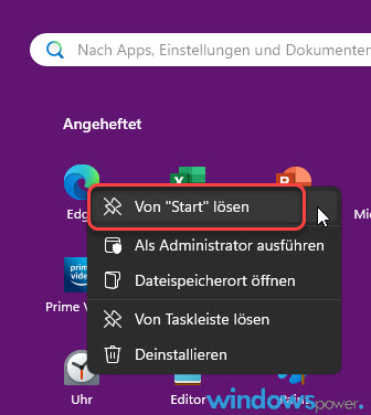 Edge aus Taskleiste und Startmenue entfernen Edge aus Taskleiste und Startmenü entfernen