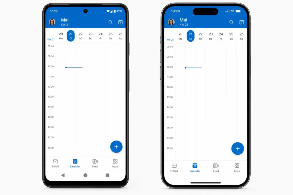 Outlook App Kalenderwochen anzeigen