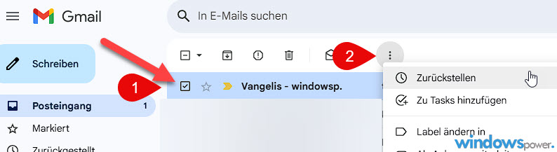 Nie wieder eine wichtige E Mail vergessen Nie wieder eine wichtige E Mail vergessen