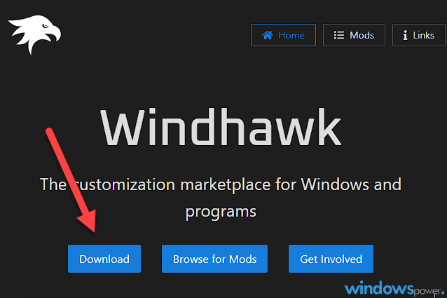 Herunterladen und Installieren von Windhawk