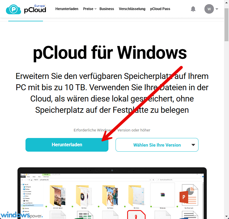 pCloud Drive App herunterladen
