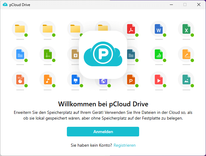 pcloud anmelden