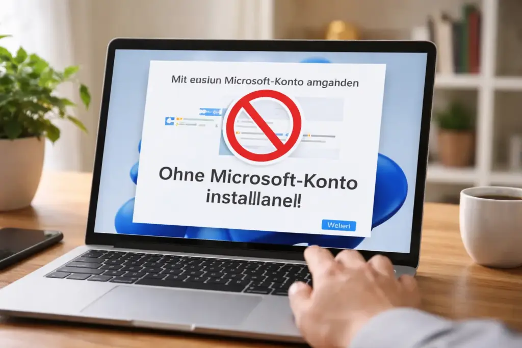 Windows 11 ohne Microsoft Konto installieren