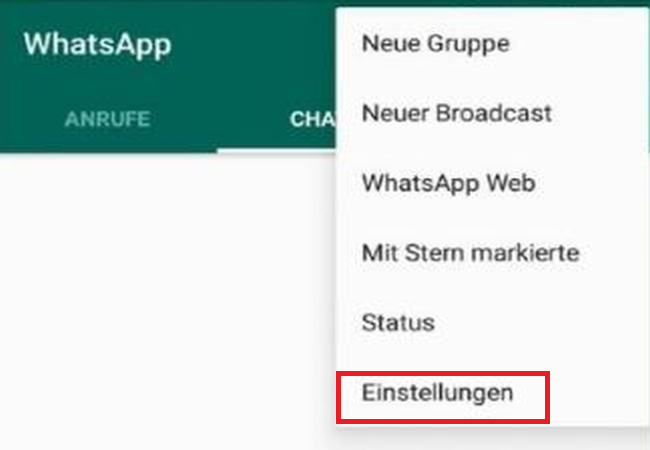 1 whatsapp einstellungen