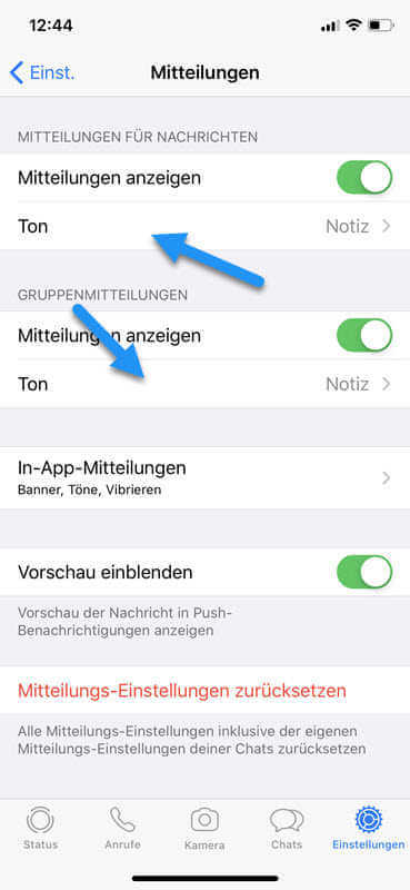 benachrichtigungston-iphone