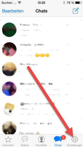 WhatsApp Tipps und Tricks iphone WhatsApp einstellunge