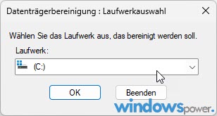 Laufwerksauswahl