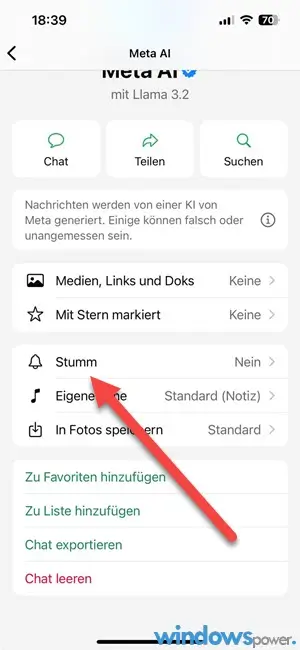 meta ai verstummen Meta AI verstummen