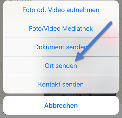 Ort-senden