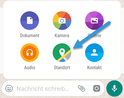 Standort Android