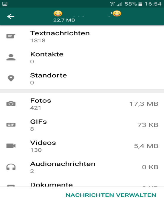 whatsapp ein nutzer die nachrichten