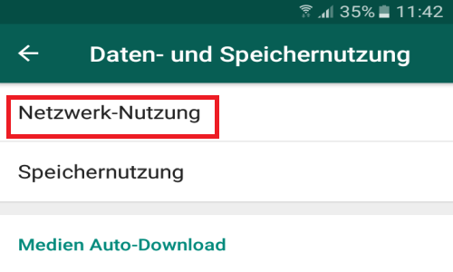 whatsapp netzwerknutzung