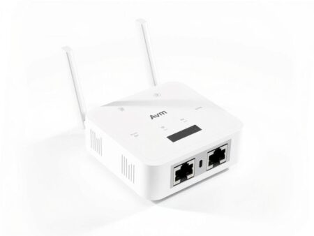 AVM FRITZ!Repeater 6000 WLAN-Verstärker mit drei Antennen und zwei LAN-Anschlüssen