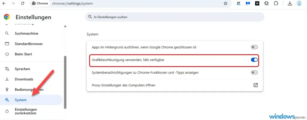 Aktivieren Hardware Beschleunigung Aktivieren Hardware Beschleunigung