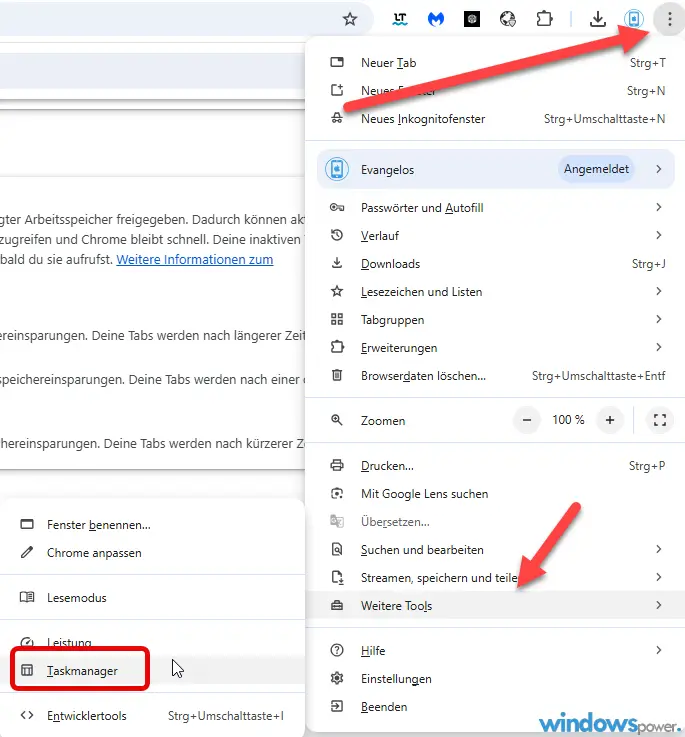 Chrome Task Manager Chrome Task Manager