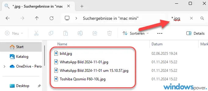 Dateien gleichen Dateityps anzeigen und loeschen Dateien gleichen Dateityps anzeigen und löschen