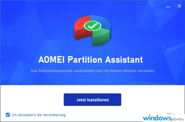 AOMEI Partition Assistant Standard