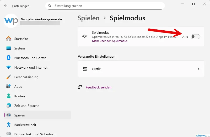 Spielmodus Spielmodus