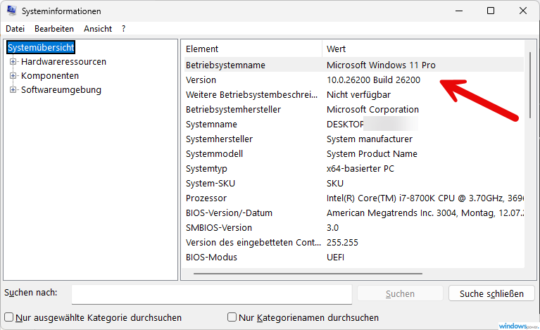 Systeminformationen msinfo32 Systeminformationen msinfo32 Betriebssystem herausfinden mit msinfo32 Systeminformationen – detaillierte Windows Systeminfo anzeigen