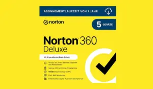 Norton 360 Deluxe 2025 inkl. VPN | 5 Geräte | 1 Jahr für 8,75€ Norton 360 Deluxe 2025