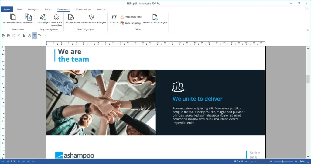 Ashampoo PDF Pro 5 PDF Bearbeitung
