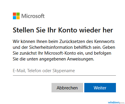 Windows 11 Passwort vergessen