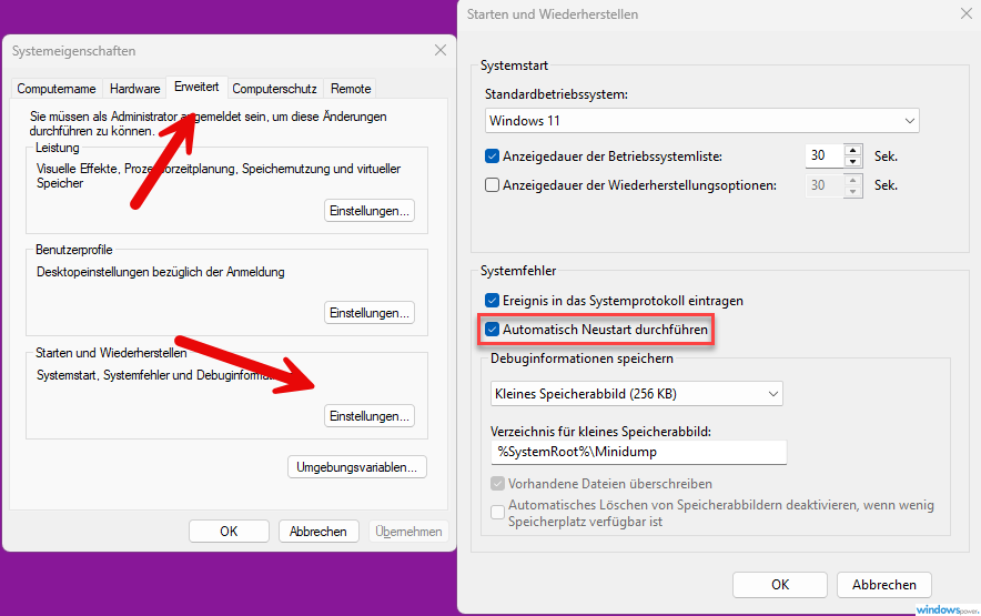 Windows Systemwiederherstellung durchfuehren zur Fehlerbehebung Windows Systemwiederherstellung durchführen zur Fehlerbehebung