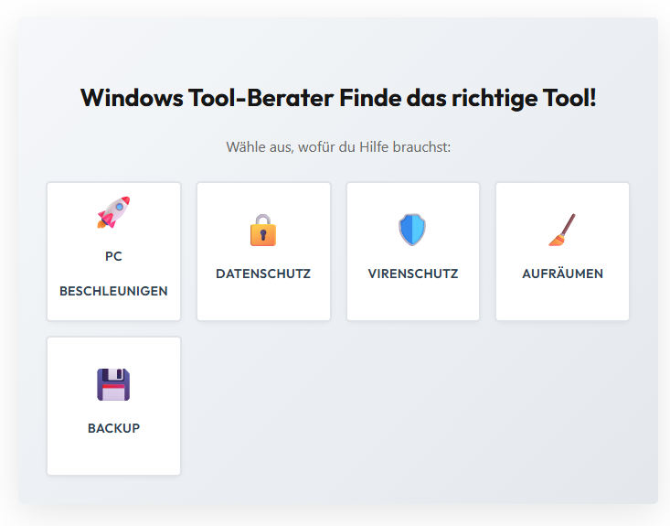 Windows Tool Finder -  Windows Tool-Finder