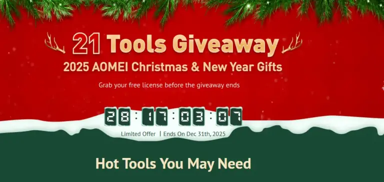 AOMEI Christmas Giveaway 2025