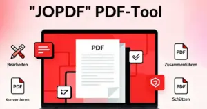 JOPDF kostenloser PDF Editor für Windows Mac und Linux - Benutzeroberfläche