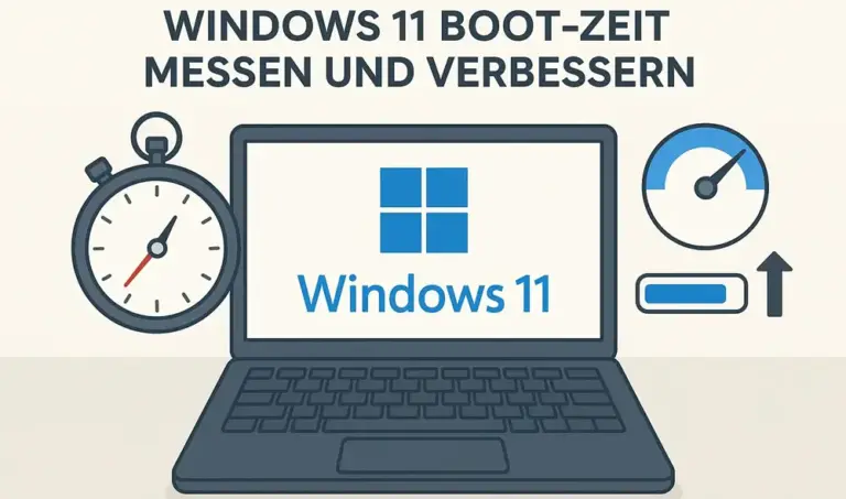 Windows 11 Boot Zeit messen und verbessern Schnellstartanleitung