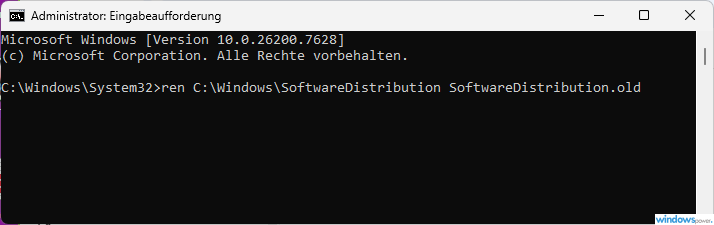 oftwareDistribution umbenenne