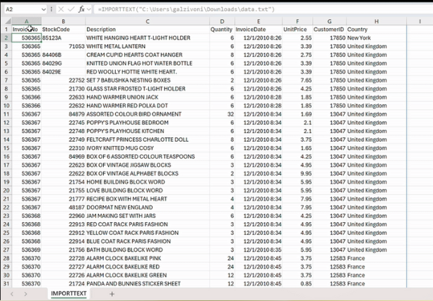 Excel IMPORTTEXT und IMPORTCSV Funktionen 2026