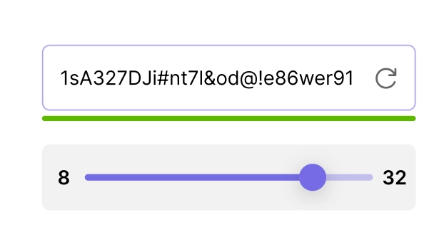 pCloud Pass Passwort Generator – Einstellungen für Zeichenlänge und Komplexität