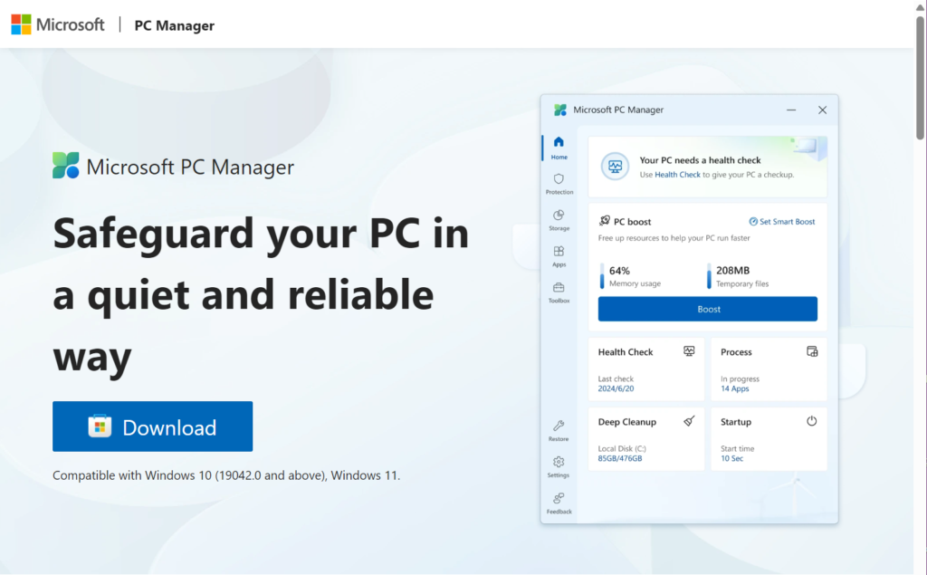 Microsoft PC Manager installieren Microsoft Microsoft PC Manager installieren Microsoft