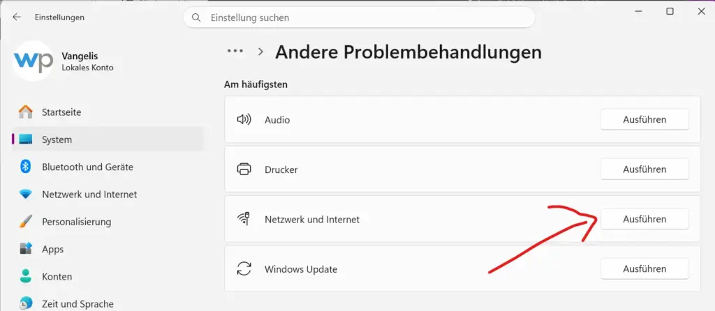 Windows 11 Netzwerkdiagnose Windows 11 Netzwerkdiagnose