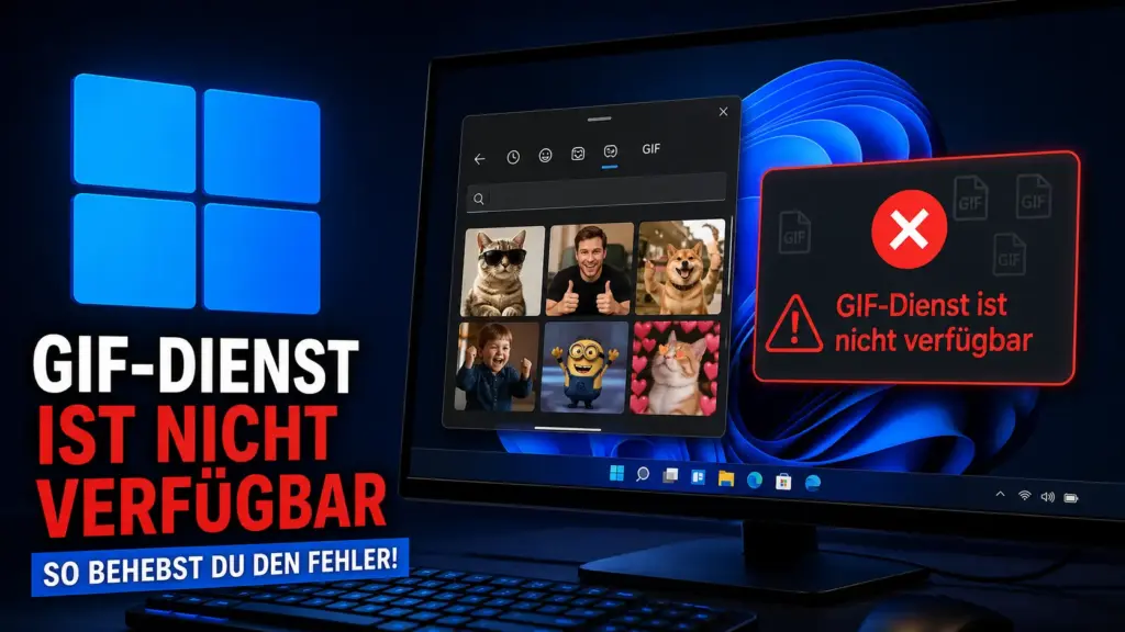 GIF Dienst ist nicht verfuegbar Windows 11 Emoji Panel Fehlermeldung GIF-Dienst ist nicht verfügbar Windows 11 Emoji Panel Fehlermeldung