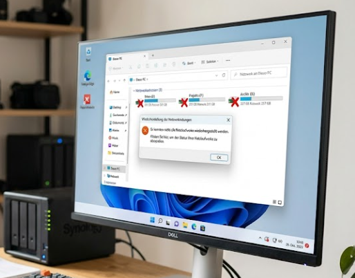 Netzlaufwerke verbinden sich nicht nach Neustart Windows 11 rotes Kreuz Explorer Fehlermeldung Netzlaufwerke verbinden sich nicht nach Neustart Windows 11 rotes Kreuz Explorer Fehlermeldung