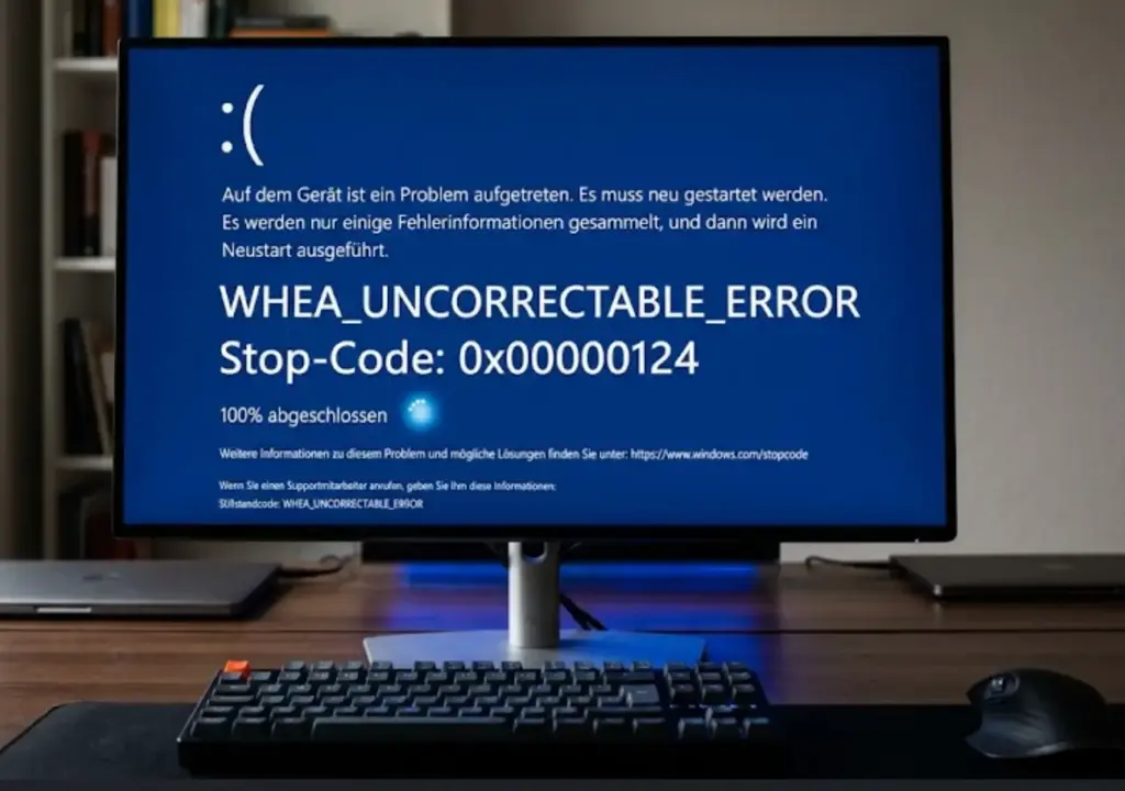 WHEA UNCORRECTABLE ERROR Windows 11 Bluescreen BSOD Stoppcode 0x00000124