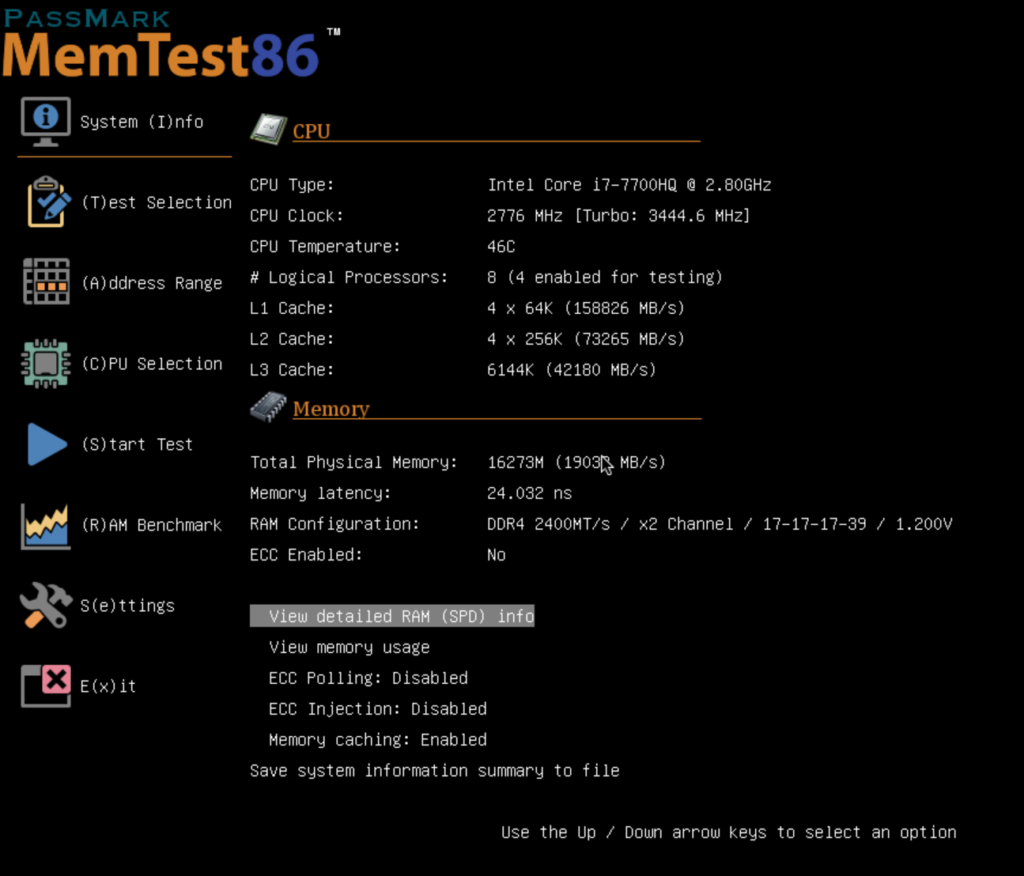 WHEA UNCORRECTABLE ERROR beheben MemTest86 Arbeitsspeicher testen RAM Fehler finden