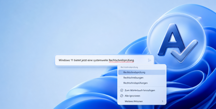 Windows 11 Rechtschreibpruefung Windows 11 Rechtschreibprüfung und Autokorrektur