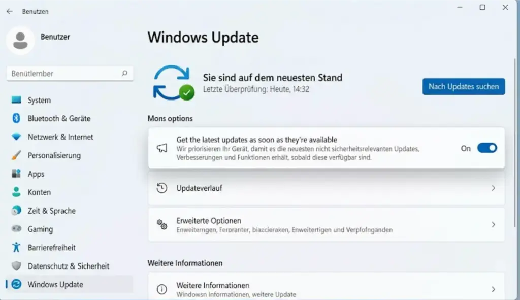 Windows Update Toggle Notfall Updates Windows Update Toggle Notfall UpdatesGet the latest updates as soon as they're available Windows Update Toggle Notfall-Updates
