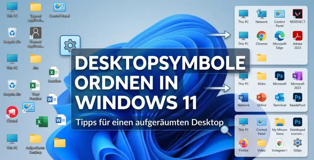 Desktopsymbole ordnen windows 11