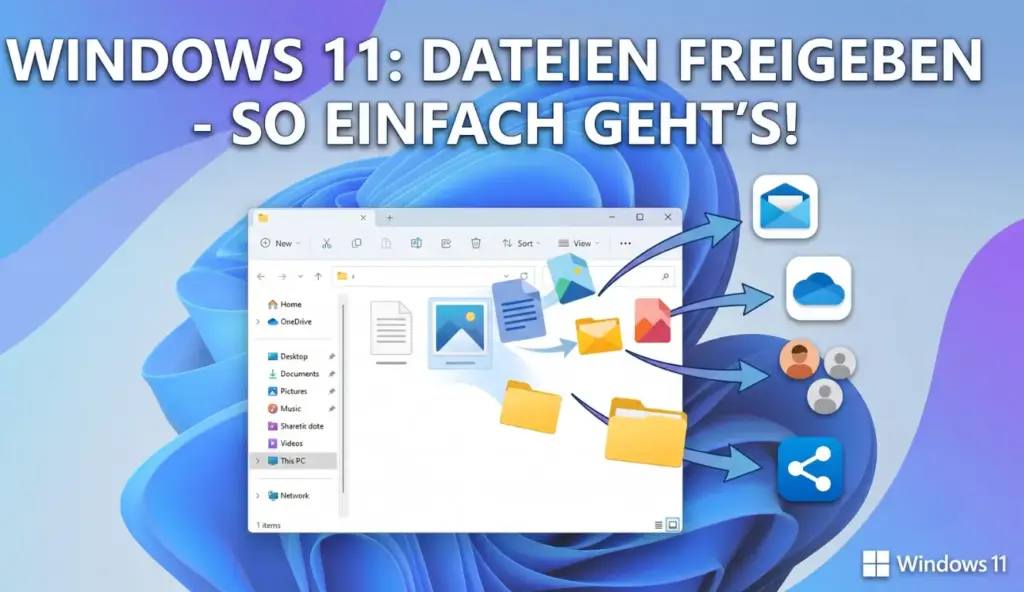 In der Nähe freigeben in Windows 11 nutzen – Dateien ohne USB-Stick übertragen In der Nähe freigeben Windows 11