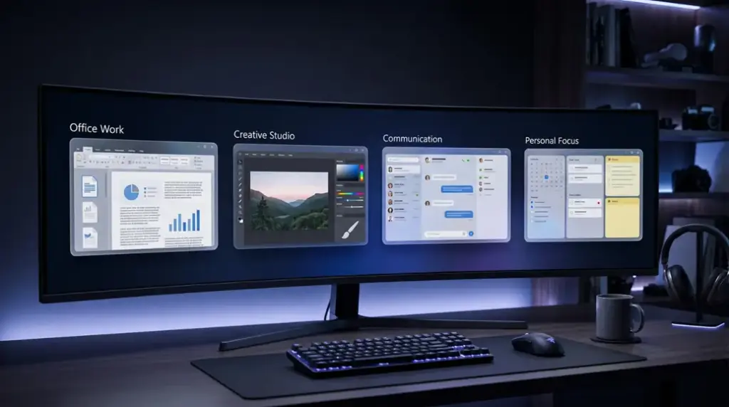 Windows 11 virtuelle Desktops einrichten – Mehrere Arbeitsbereiche auf einem Bildschirm Windows 11 virtuelle Desktops